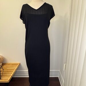 Vero Moda VMNAJA SS CALF DRESS ASOS Black Knit